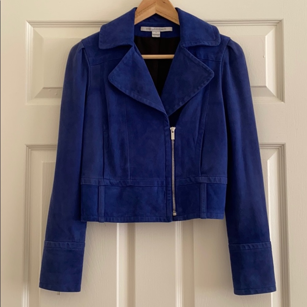 Dvf Suede Jacket - image 1